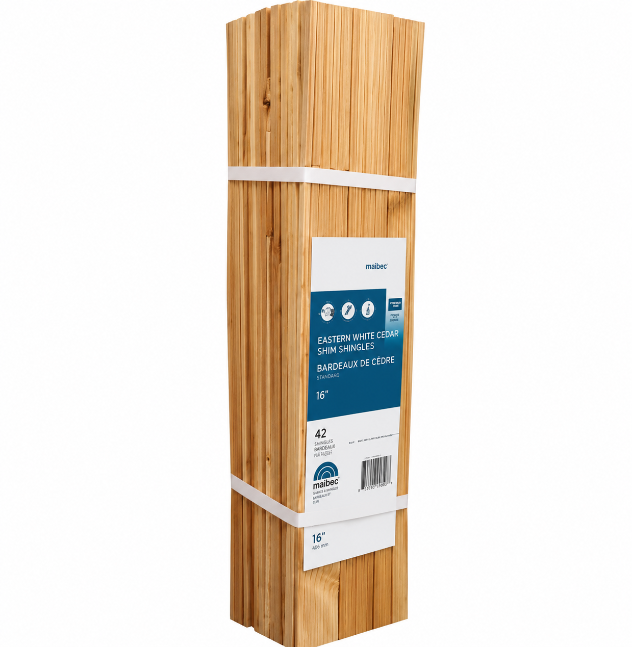 Maibec Cedar Shim Shingles - 16-in - 42 per Bundle