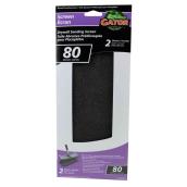 Gator Drywall Sanding Screens - 4 1/4-in W x 11 1/4-in L - 80 Grit - Silicon Carbide - 2 Per Pack