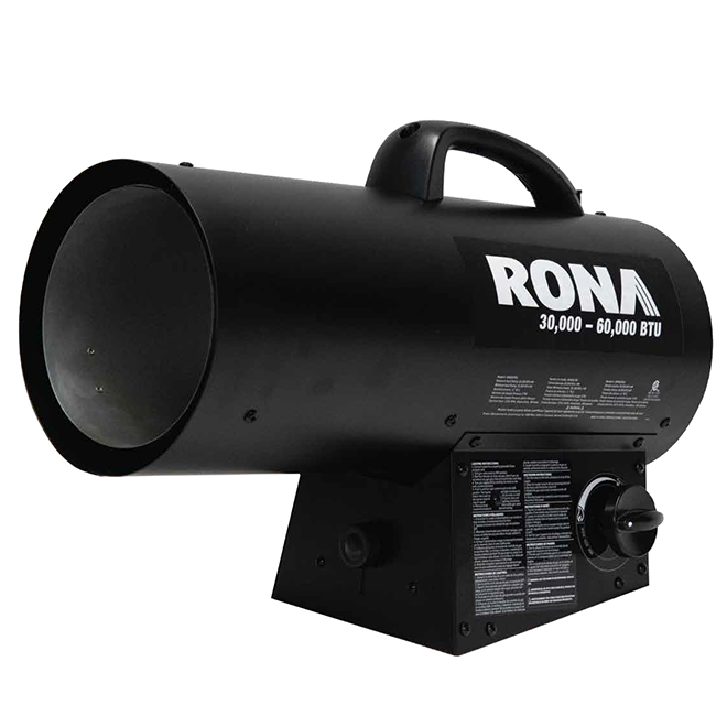 RONA Forced Air Propane Heater 60 000 BTU without Tank