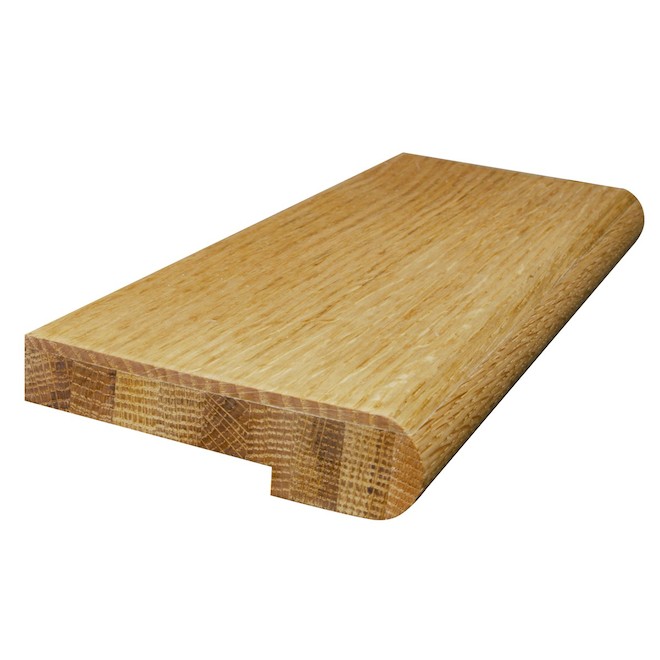Concept SGA Wood Tread with Rounded Nosing 3/4-in x 4 1/4-in x 4-ft Oak