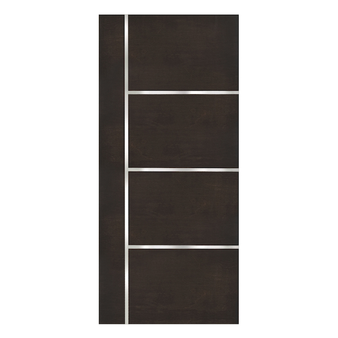 Concept SGA 36-in x 80-in Espresso Aspen Interior PVC Slab Door
