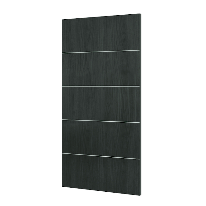 Concept SGA 32-in x 80-in Prefinished Charcoal Grey Murage Interior PVC Slab Door