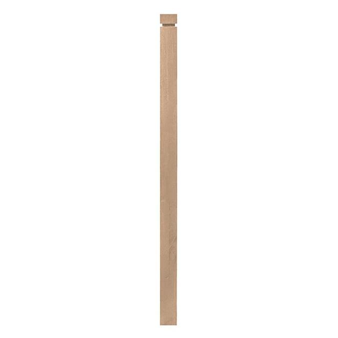 Concept SGA 8000 Series 2.5-in x 44-in Natural Prefinished Maple Wood Stair Newel Post