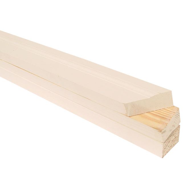 Metrie 1-1/4 x 2-in Finger Joint Pine Window and Door Casing Set