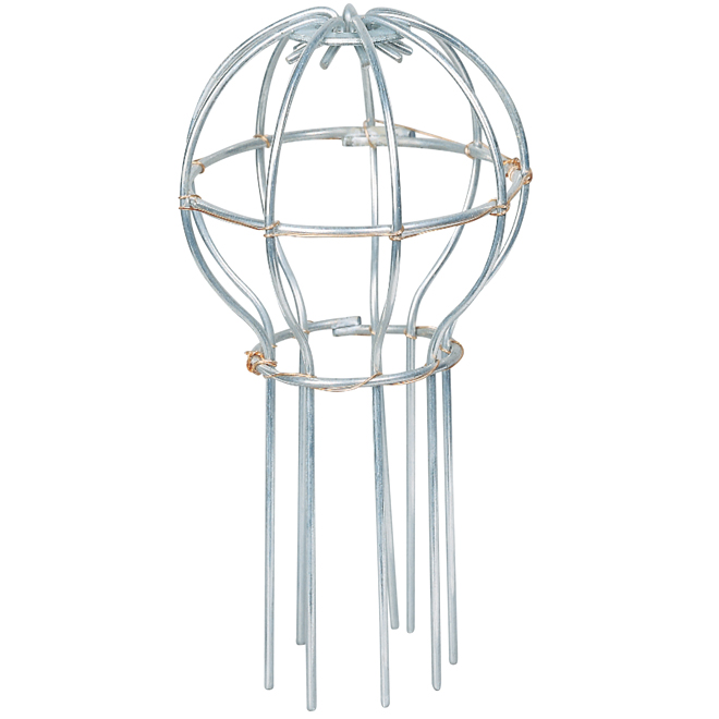 Primeau 1-Pack 2-in Grey Galvanized Steel Hi-Bak Roof Leaf Strainer
