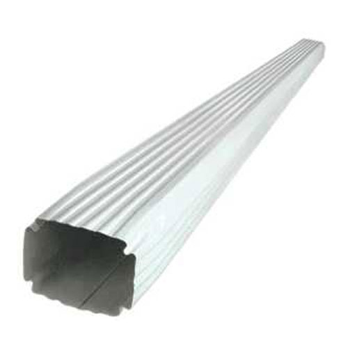 Primeau 60-in x 3-in White Steel Hi-Bak Gutter Downpipe
