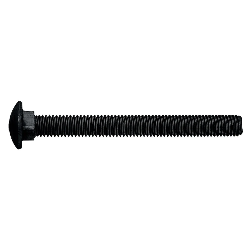 Hillman 1/2-13X6 BLACK COATED EXTERIOR CARRIAGE BOLT