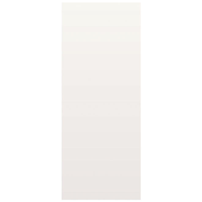 Metrie 18-in x 80-in Flush Primed Hardboard Door Slab - White