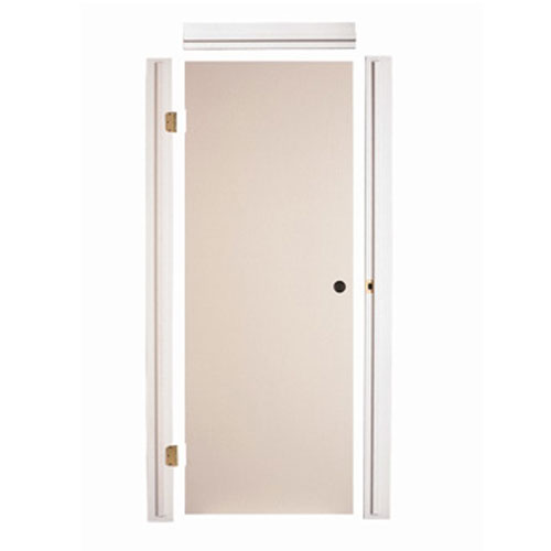 Metrie Fast-Fit Interior Door - Hardboard - Flush - Primed - 36-in W x 80-in H x 4 9/16-in T