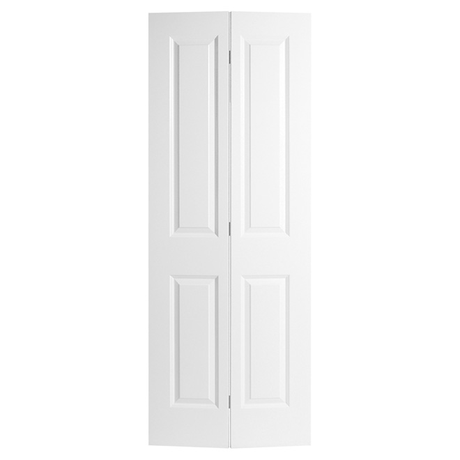 36-in x 80-in 2-Panel Smooth Primed Bifold Interior Door