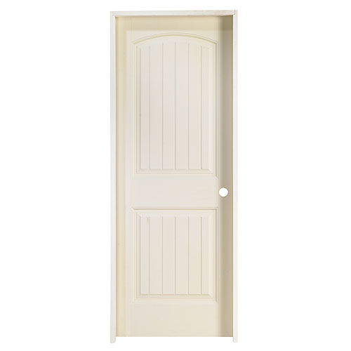 Metrie Cheyenne 2-Panel Interior Door - Hollow Core - Prehung - 80-in L x 34-in W x 1.37-in H