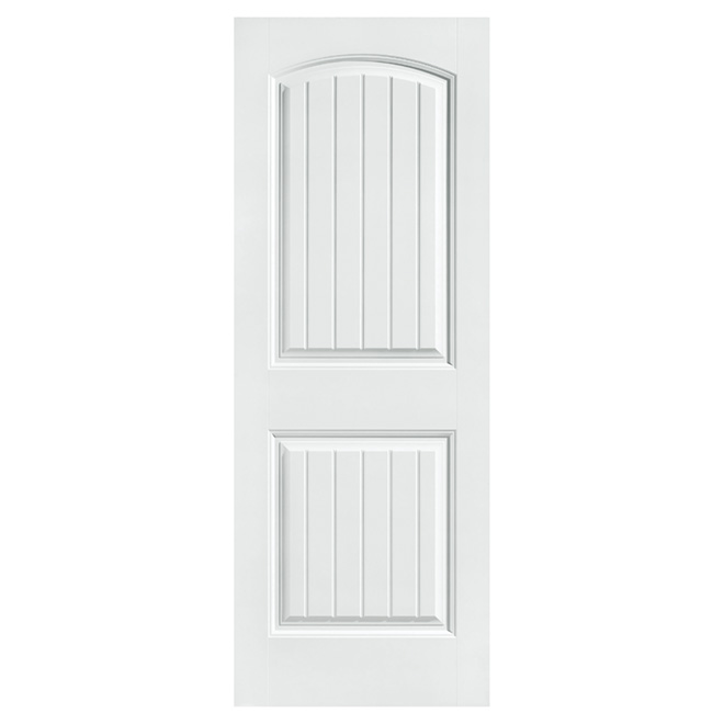 Metrie Interior Door - 2-Panel - Primed Hardboard - 80-in H x 32-in W