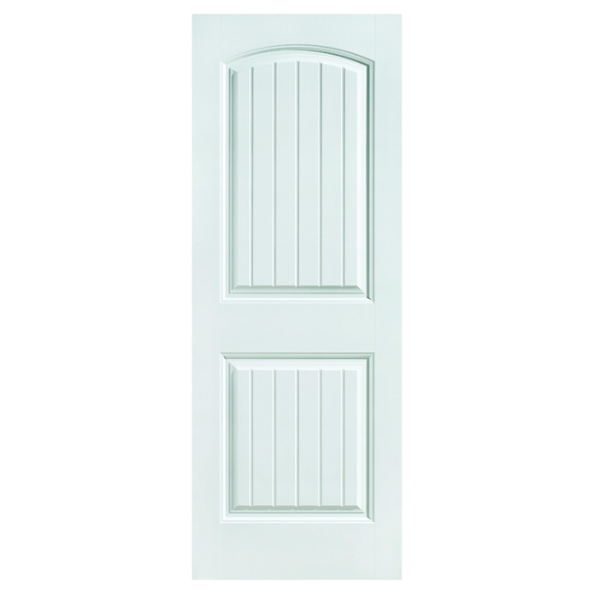 Metrie Interior Door - 2-Panel - Primed - Hardboard - Hollow Door - 24-in W x 80-in H