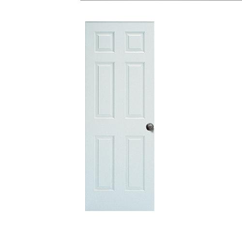 Metrie Interior Door - Primed White - Hardboard - 32-in W x 80-in H