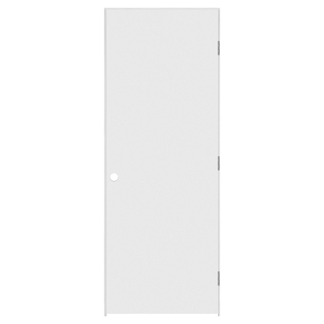 30-in x 80-in Hardboard Right-Hand Primed Pre-Hung Interior Door