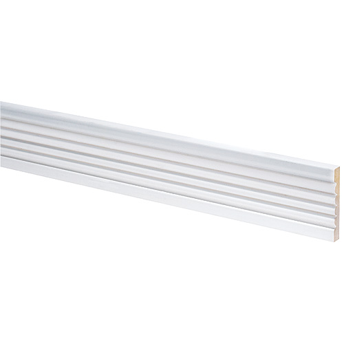 Metrie Casing - MDS - Primed White - Sold by Linear Foot - 5/8-in T