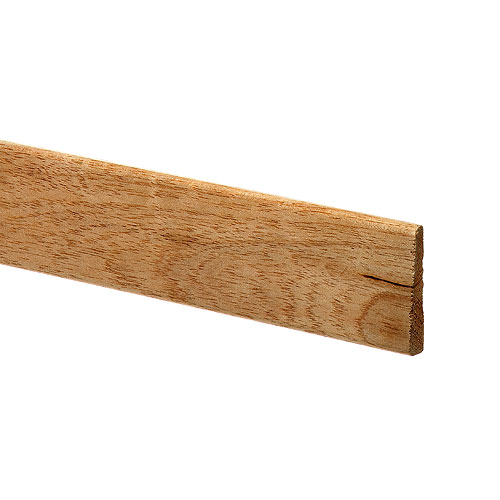 Metrie Casing Moulding - 3/8-in T x 2 1/8-in W - Natural Mahogany - Sold By Linear Foot