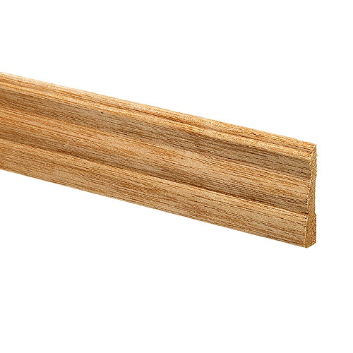 Metrie Casing Moulding - 7/16-in T x 2 1/4-in W - Natural Mahogany - Sold By Linear Foot