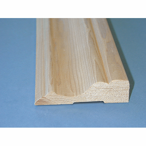 Metrie Casing Moulding - 11/16-in T x 2 1/2-in W - Natural Hemlock - Sold by Linear Foot