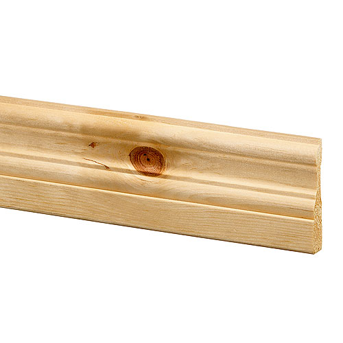 Metrie Casing Moulding - Natural Knotty Pine - 5/8-in T x 3-in W - Sold By Linear Foot