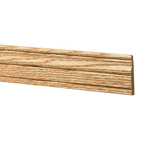 Metrie Window and Door Casing - Colonial Style - Red Oak Wood - Natural Finish - Sold by Linear Foot