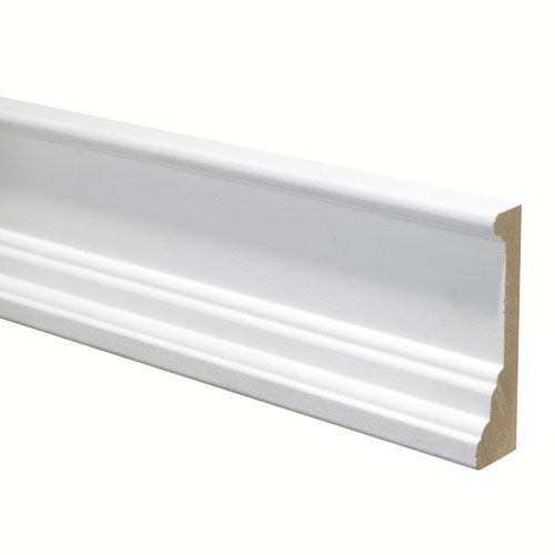 Metrie Casing - 1 3/16-in T x 4 3/16-in W - Primed White - Sold By Linear Foot