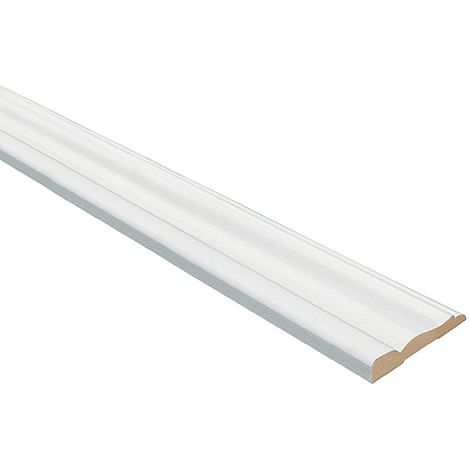 Metrie Casing Moulding - MDF - 7/16-in T x 2 1/4-in W x 7-ft L - Primed