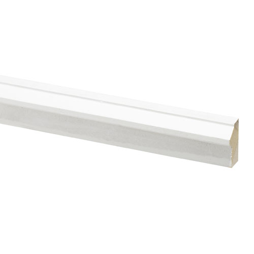 Metrie Casing Moulding - 3/4-in T x 1 1/4-in H - Finger-Jointed Poplar - Primed