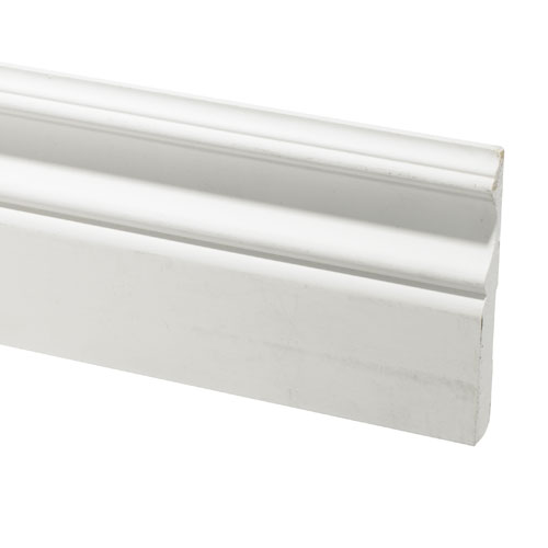 Metrie Casing - Primed - Poplar - 5/8-in T x 4 1/4-in H - Colonial - Finger-Jointed
