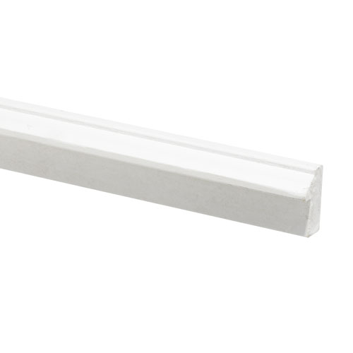 Metrie Back Band - Primed - Finger-Jointed Pine- Poplar - Sold by Linear Foot