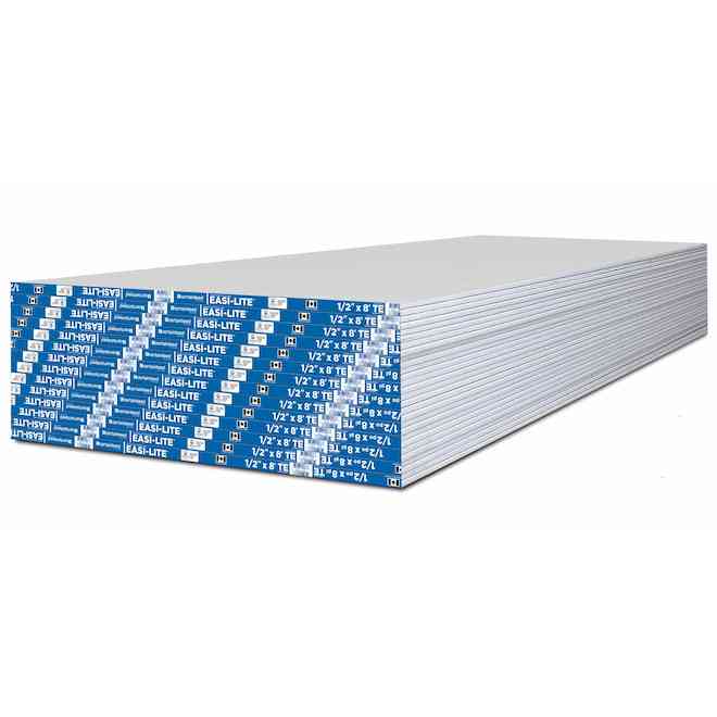 CertainTeed Easi-Lite 1/2-in x 4-ft x 8-ft Lightweight Gypsum Drywall