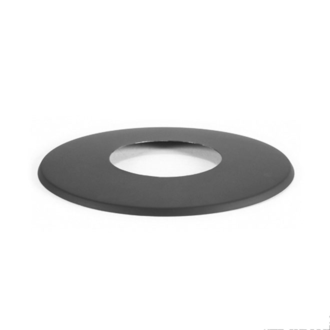 Aston Decorative Collar - Steel - Black - 6-in dia