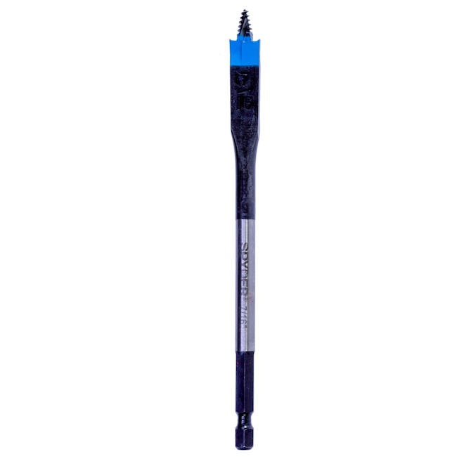 Spyder Stinger High-Speed Steeel Woodboring Spade Bit - 1-Pack - 7/16 x 6-in