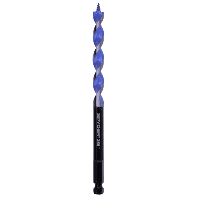 Spyder Stinger High-Speed Steel Auger Bit - Single PAck - 3/8 x 6.5-in