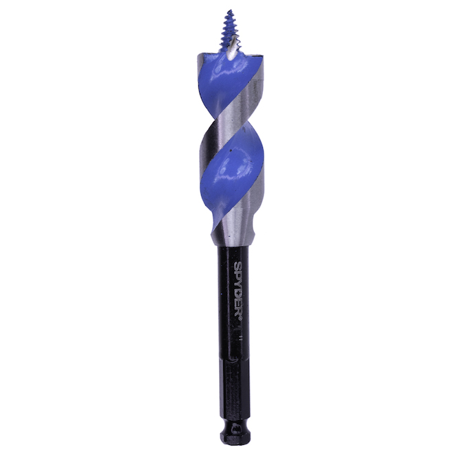Spyder Stinger Woodboring High-Speed Steel Auger Bit - Single Pack - 1-in x 6.5-in