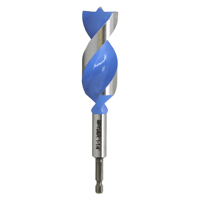 Spyder Stinger Woodboring High-Speed Steel Auger Bit - Single -Pack - 1 1/4-in x 6-1/2-in