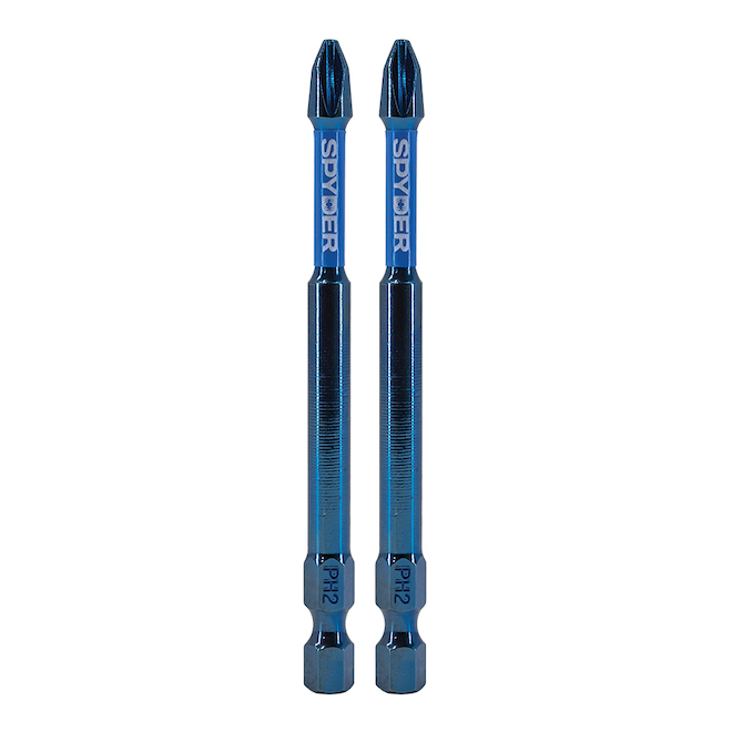 Spyder Mach-Blue 2-Piece - 1/4-in x 3 1/2-in Impact Driver Bit Set