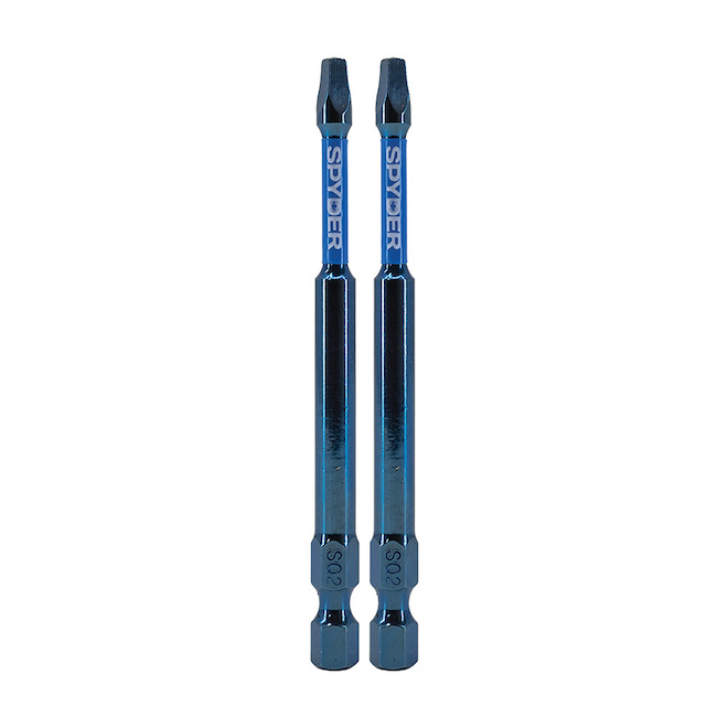 Spyder Mach-Blue 2-Piece - 1/4-in x 3 1/2-in Impact Driver Bit Set