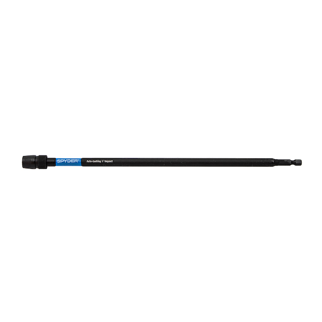 Spyder 1-Piece - 12-in x 1/4-in, Rapide Change Impact Bit Holder
