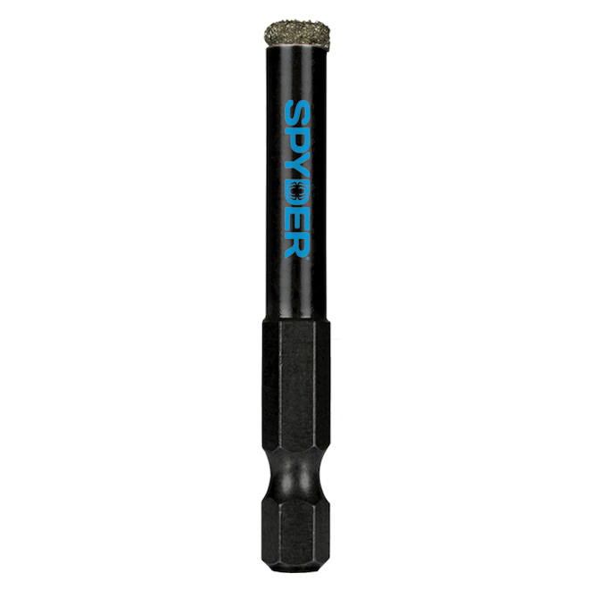 Spyder Diamond Hole Saw with Hex Drive- 1/4-in