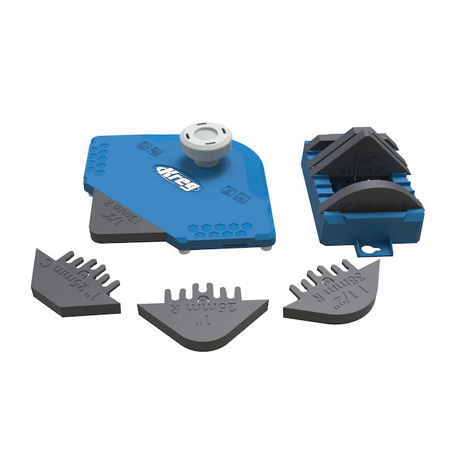 Kreg Corner Routing Guide Set with 5 Radius Profiles and 3 Straight Profiles