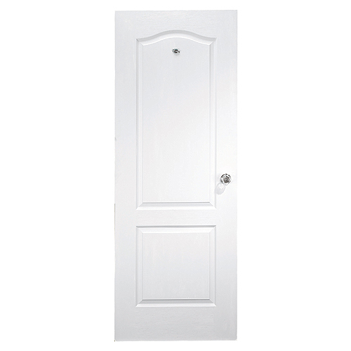 Metrie Interior Door - Hollow Core - Texture Finished - Traditional Style - 2-Panel Arched Top