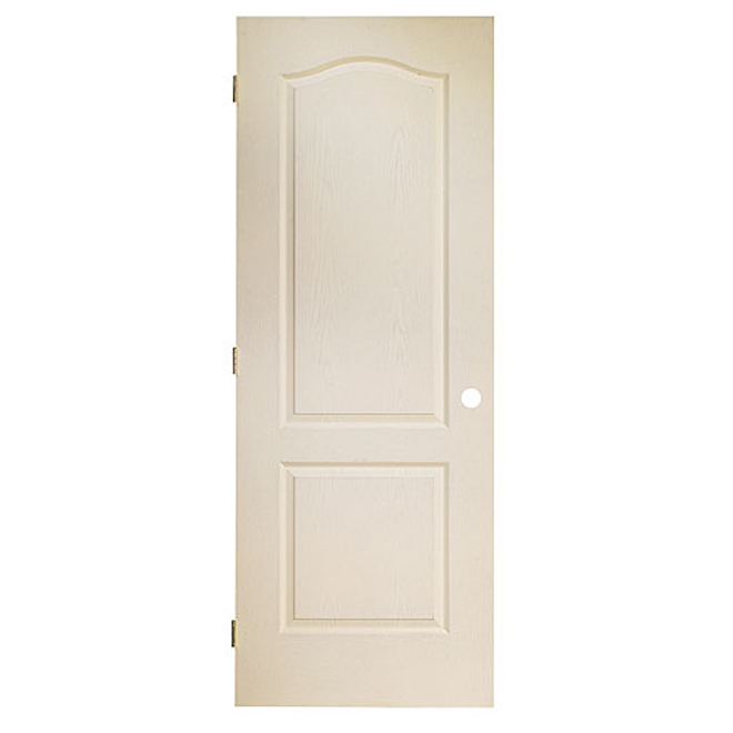 Metrie Interior Door - Primed Hardboard - Beige - 2-Panel - Hollow Core