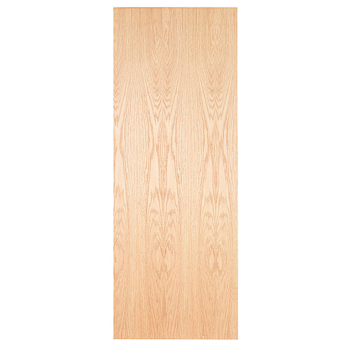 Metrie Interior Door Slab - Oak - Hollow Core - 80-in H x 30-in W