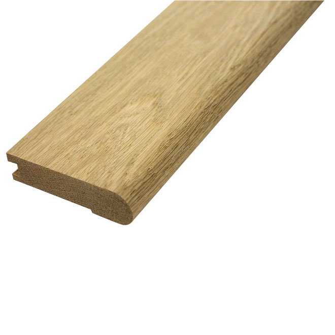 Finium Stair Nosing - 90-in L x 3-in W x 3/4-in T - Bullnose - Red Oak - Natural