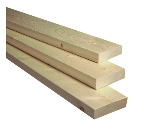 1-in x 6-in x 10-ft SPF Grade 3 & Better D3S Lumber