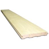 Goodfellow White Pine Board - Tongue and Groove - Natural - 1-in D x 6-in W x 8-ft L