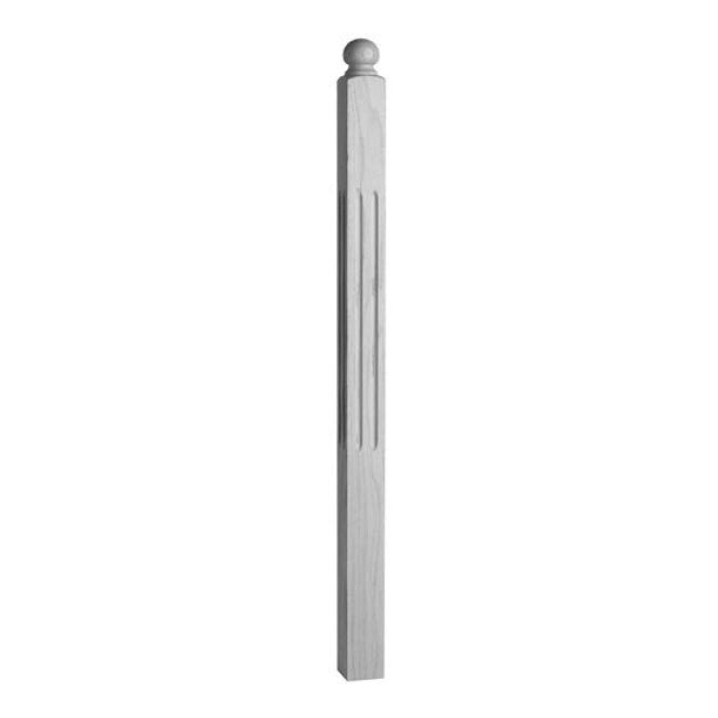 Colonial Elegance Mission Newel Post - Hemlock - Natural Finish - 60-in H x 3 1/4-in W