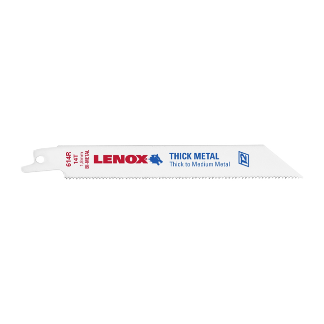Lenox Power Blast Series Reciprocating Saw Blades - 6-in L - 14 TPI - 5 Per Pack