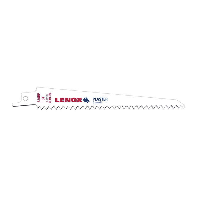 Lenox Specialty Cutting Bimetal Reciprocating Saw Blades - 6-in L - 6 TPI - 5 Per Pack